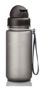 Uzspace Pipetli Gri Çocuk Matara 400 ml