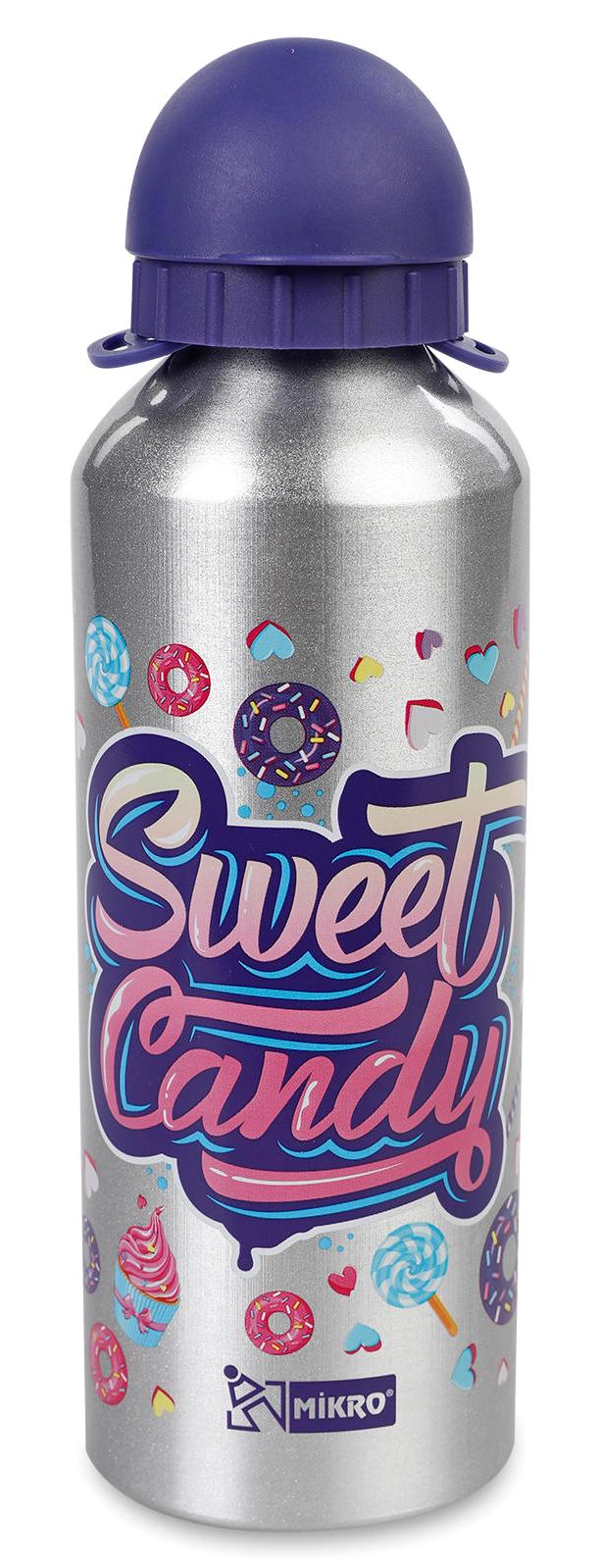 Mikro Sweet Candy Mor Okul Çocuk Matara 500 ml
