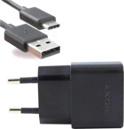Sony Xperia Type A-Micro USB Kablolu Şarj Aleti Siyah