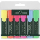 Faber-Castell 6'lı Pastel Renkli Kesik Uçlu Fosforlu Kalem Seti