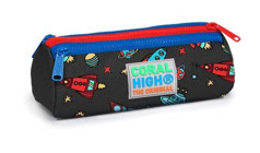 Coral High 22319 Gri Bölmeli 3 Gözlü Cüzdan Kalemlik