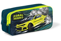 Coral High 12067 Sarı Bölmeli Çift Gözlü Cüzdan Kalemlik
