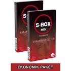 S-Box Red Dotted Prezervatif 2x12'li