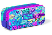 Coral High 22160 Yeşil Bölmeli Çift Gözlü Cüzdan Kalemlik