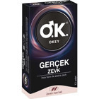 Okey Gerçek Zevk İnce Prezervatif 12'li