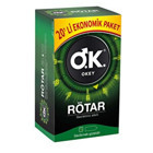 Okey Rötar Geciktiricili Prezervatif 20'li