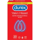 Durex Yakın Hisset Kayganlaştırıcılı İnce Prezervatif 20'li