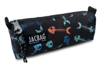 Jacbag Prime Kılçık Desenli Siyah Tek Gözlü Cüzdan Kalemlik