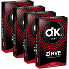 Okey Zirve Tırtıklı Prezervatif 4x10'lu