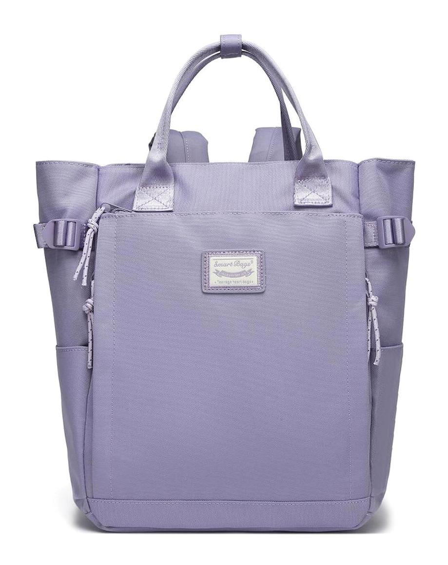 Smart Bags 3194 2 Gözlü Mor Lise-Üniversite Kız Çocuk Sırt Çantası
