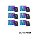 Q Reflective Geciktiricili Tırtıklı Prezervatif 6x3'lü
