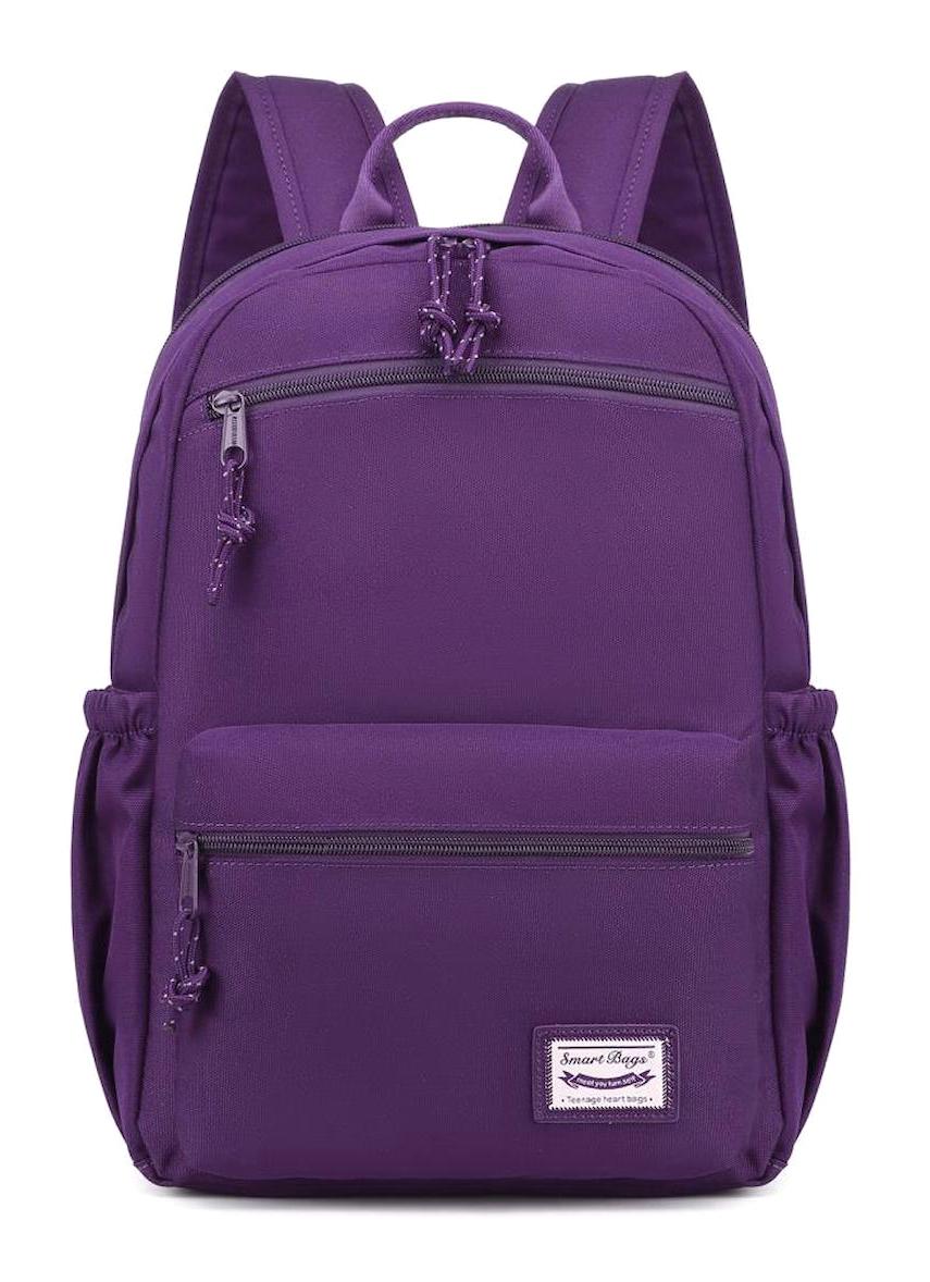 Smart Bags 3160 Çok Gözlü Mor Lise-Üniversite Kız Çocuk Sırt Çantası