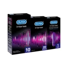 Durex Intense Tırtıklı Prezervatif 10'lu+Durex Delight Bullet Vibratör + Intense Uyarıcı Jel