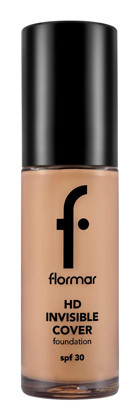 Flormar Invisible Cover HD Su Bazlı Güneş Koruyuculu Likit Tüp Fondöten 50 ml