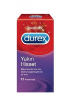 Durex Yakın Hisset İnce Prezervatif 12'li