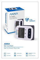 Anna B2 Comfort 2 Kullanıcı 120 Ölçüm Hafızalı Konuşan Dijital Bilekten Tam Otomatik Tansiyon Aleti