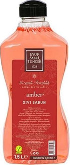 Eyüp Sabri Tuncer Amber Alkolsüz Vegan Parabensiz Organik Nemlendiricili 6'lı 1.5 lt Sıvı Sabun