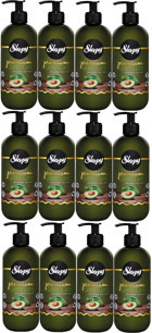 Sleepy Avokado Alkolsüz Vegan Parabensiz Organik Nemlendiricili 12'li 500 ml Sıvı Sabun