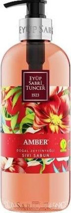 Eyüp Sabri Tuncer Amber Alkolsüz Vegan Parabensiz Organik Nemlendiricili 4'lü 500 ml Sıvı Sabun