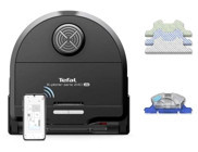 Tefal RG9675 X-Plorer Series Haritalı Çöp İstasyonlu Moplu Çift Fırçalı Islak Kuru 8000 Pa Siyah Robot Süpürge