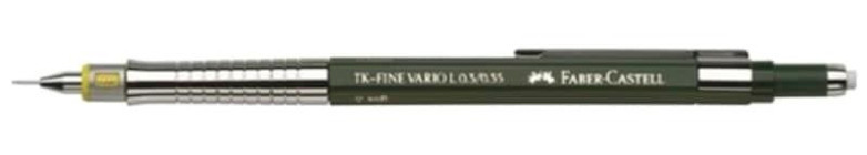 Faber-Castell Vario Lux Silgili Metal Metalik Yeşil 0.35 mm Uçlu Versatil Kalem