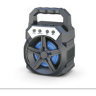 Kensa K-243 Radyolu Taşınabilir Işıklı Siyah Bluetooth Hoparlör