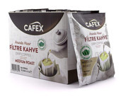 Cafex Medium Roast Sade Öğütülmüş Filtre Kahve 16x8 gr