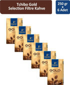 Tchibo Sade Arabica-Robusta Öğütülmüş Filtre Kahve 6x250 gr