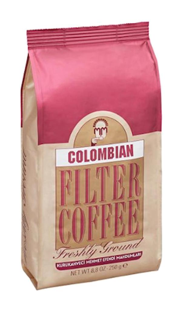 Kurukahveci Mehmet Efendi Sade Kolombiya Arabica Öğütülmüş Filtre Kahve 2x250 gr