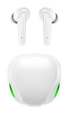 Hepu Hp627 5.1 Işıklı Silikonlu Kablosuz Kulak İçi Bluetooth Kulaklık Beyaz