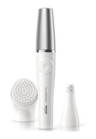 Braun FaceSpa Pro 910 Yüz Kaş Bıyık İçin 10 Cımbızlı 3 Başlıklı Kablolu-Kablosuz Işıklı Islak Kuru Epilasyon Aleti Beyaz-Gümüş