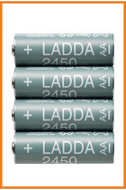 Alony Home Ladda 1.2 V 2450 mAh Ni-Mh AA / Kalem Şarjlı Pil 4'lü