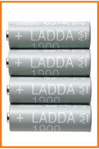 Alony Home Ladda 1.2 V 1900 mAh Ni-Mh AA / Kalem Şarjlı Pil 4'lü