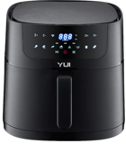 Yui M50 Maxifry XXL Airfryer 8 lt Tek Hazneli Izgara Yapan Led Ekranlı Yağsız Sıcak Hava Fritözü Siyah