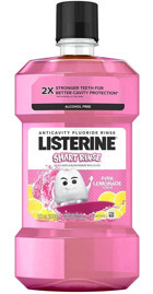 Listerine Smart Rinse Alkolsüz Florürlü Limon Aromalı 500 ml Ağız Gargarası