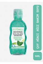 Estemed Alkolsüz Çay Ağacı Aromalı 50 ml Ağız Gargarası