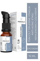 Dermaplus Md Yüzeysel Kırışıklık Görünümü Tüm Ciltler İçin Göz Çevresi Kremi Pompalı Göz Kremi 15 ml