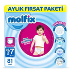 Molfix Pants 7 Numara Külot Bebek Bezi 81'li