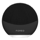 Foreo Luna Mini 3 Tüm Ciltler İçin 1 Başlıklı Fırçalı Silikon Şarjlı Titreşimli Yüz Temizleme Cihazı Siyah