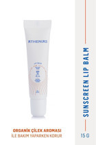 Athenias Doğal Çilekli Yetişkin Dudak Nemlendirici Balm 15 gr