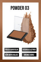 New Well 03 Tüm Ciltler İçin Terracota Mat Toz Pudra Koyu