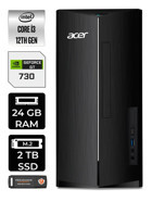 Acer Aspire DT.BHUEM.004 Harici GeForce GT 730 4 GB Intel Core i3 12100 24 GB Ram 2 TB SSD Tower Windows 11 Home Masaüstü Bilgisayar + PER4 BELLEK