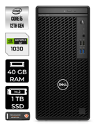 Dell OptiPlex N010O3000MTAC Harici GeForce GT 1030 Intel Core i5 12500 40 GB Ram 1 TB SSD Tower Windows 11 Pro Masaüstü Bilgisayar + PER4 BELLEK