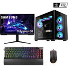 Creature CRTG3 Harici GeForce RTX 4060 AMD Ryzen 7 7700 32 GB Ram DDR5 1 TB SSD Tower FreeDos 24 inç Monitörlü Masaüstü Bilgisayar