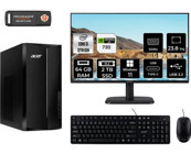 Acer Aspire TC1760 DTBHUEM004MNT2449 Harici GeForce GT 730 4 GB Intel Core i3 12100 64 GB Ram 2 TB SSD Tower Windows 11 Pro 23.8 inç Monitörlü Masaüstü Bilgisayar + PER4 BELLEK