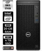 Dell OptiPlex 3000MT N010O3000MTACP320 Dahili Intel UHD Graphics Intel Core i5 12500 20 GB Ram 4 TB SSD Tower FreeDos Masaüstü Bilgisayar + PER4 BELLEK