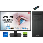 Asus F1S500TE-I7161TBB0D50 Harici GeForce GTX 1650 Intel Core i7 13700 16 GB Ram 4 TB SSD Tower Windows 11 Pro 23.8 inç Monitörlü Masaüstü Bilgisayar + Zetta Flash Bellek