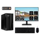 Acer Aspire TC1760 DT.BHUEM.004 Harici GeForce GT 730 4 GB Intel Core i3 12100 48 GB Ram 512 GB SSD Tower FreeDos 23.8 inç Monitörlü Masaüstü Bilgisayar