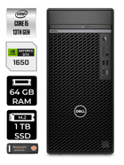 Dell OptiPlex 7010MT N010O7010MTU Harici GeForce GTX 1650 Intel Core i5 13500 64 GB Ram 1 TB SSD Tower FreeDos Masaüstü Bilgisayar + PER4 BELLEK