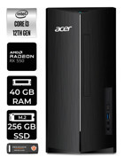 Acer Aspire DT.BHUEM.004 Harici Radeon RX 550 Intel Core i3 12100 40 GB Ram 256 GB SSD Tower Windows 11 Home Masaüstü Bilgisayar + PER4 BELLEK